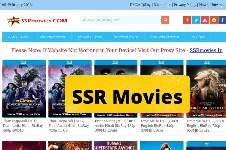 SSR Movies (2022) – The Best Torrent Site For Downloading The Latest Movies And Web Series [UPDATED]