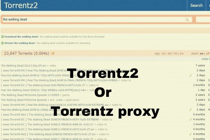 Torrentz2 – The Best Proxy Website For Downloading Free Content 