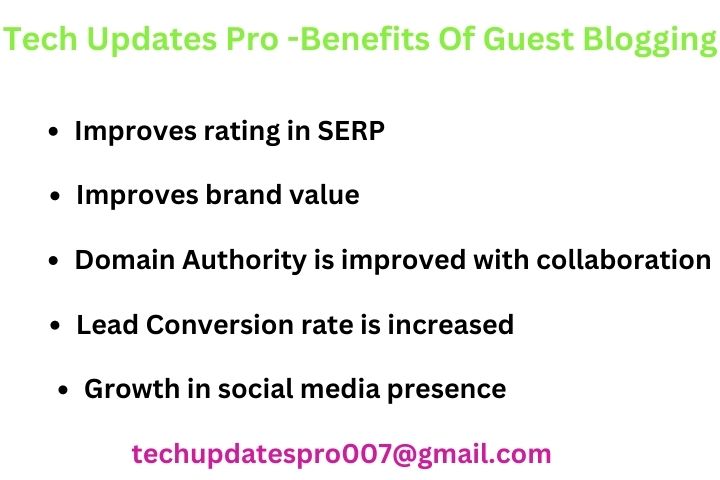 Artificial Intelligence Write For Us Tech Updates Pro -Benefits Of Guest Blogging