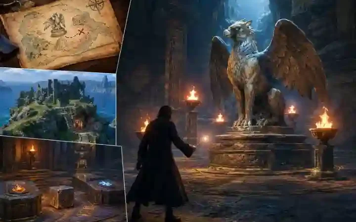 Where to Find The Hippogriff Marks the Spot Map Location in Hogwarts Legacy